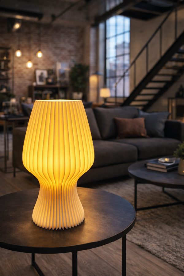 Lampe Papier finition Blanc