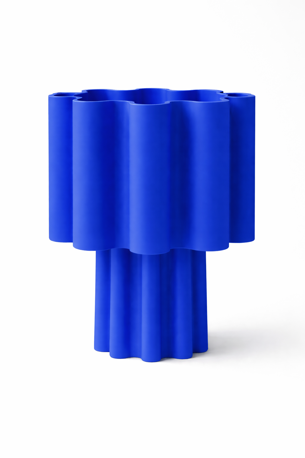 Lampe Java finition bleu Klein