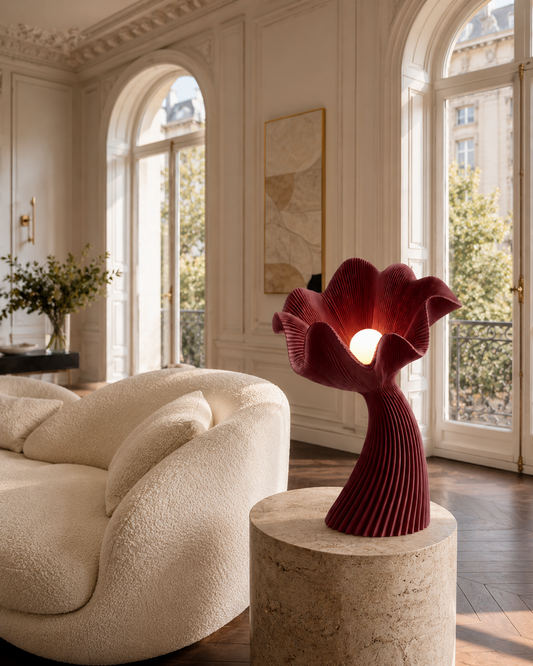 Lampe FLORA — Sculpturale fleur 30, 50 et 75 cm | VRAIJOUR