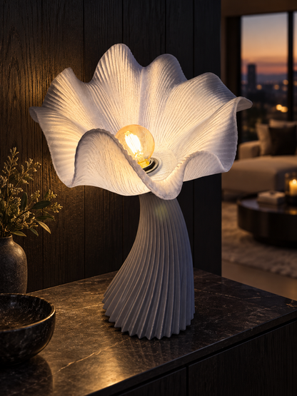 Lampe FLORA — Sculpturale fleur 30, 50 et 75 cm | VRAIJOUR Translucide