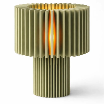 Lampe BONIE — Sculpturale à lamelles 34 cm | VRAIJOUR